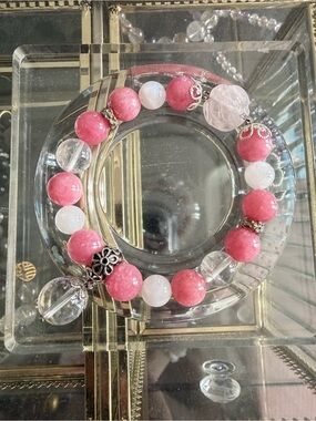 💖 100% Natural Crystal Bracelet - Handmade Design 💖